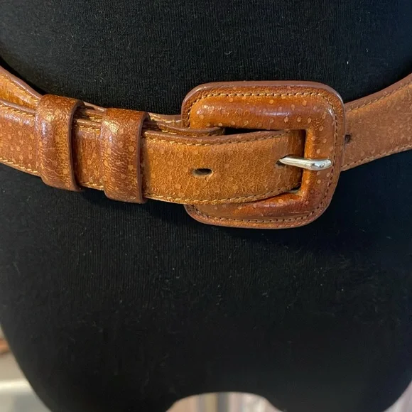 Fred Coen Leather Belt - Picture 2 of 9